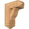Ekena Millwork Funston Arts and Crafts Smooth Bracket w/ Offset Brace, Western Red Cedar, 7 1/2"W x 18"D x 22"H BKT0806X18X22FST03SWR - alternate 1